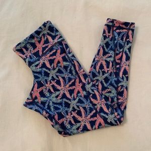 Vineyard Vines Starfish Cropped Performance Leggings